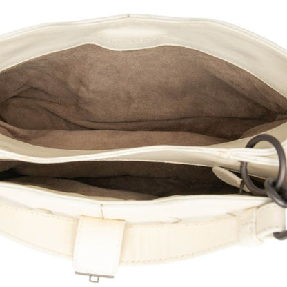 Bottega Veneta Intrecciato Napoli 2-Way Shoulder Bag Off White Leather — view 4