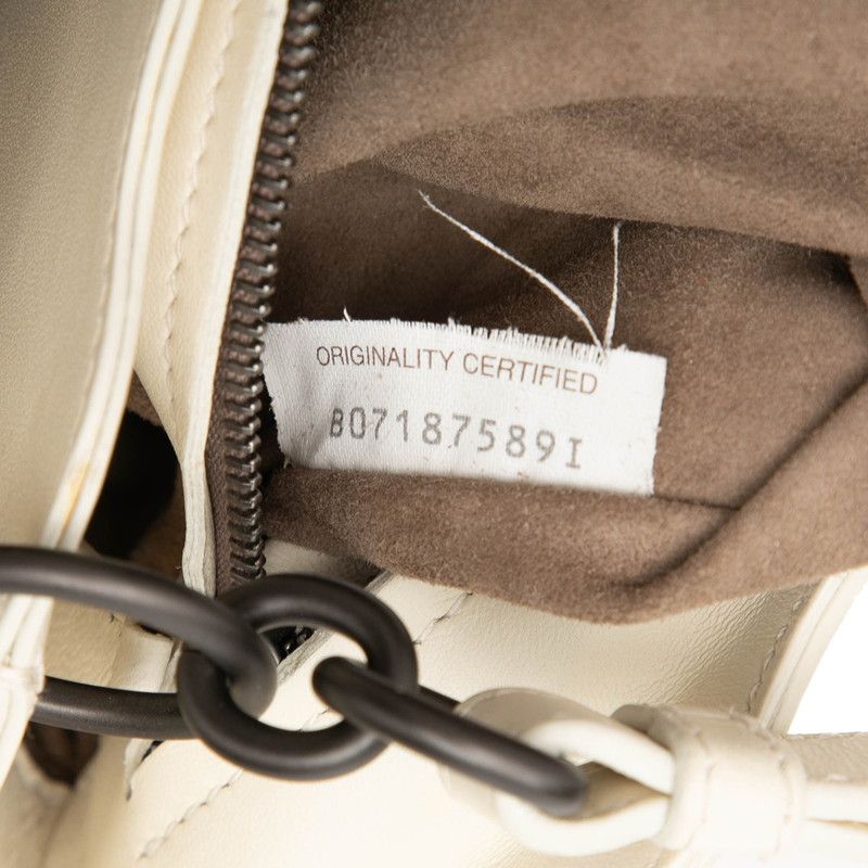Bottega Veneta Intrecciato Napoli 2-Way Shoulder Bag Off White Leather — view 6