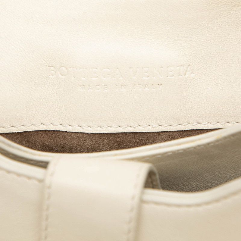 Bottega Veneta Intrecciato Napoli 2-Way Shoulder Bag Off White Leather — view 5
