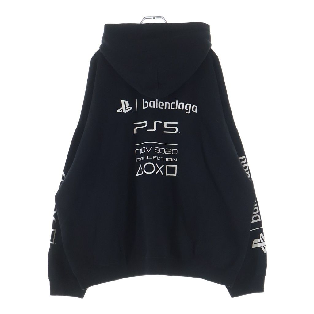 Balenciaga Playstation Boxy Hoodie Pullover Black
