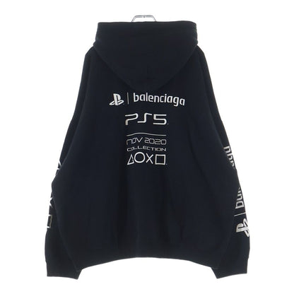 Balenciaga Playstation Boxy Hoodie Pullover Black