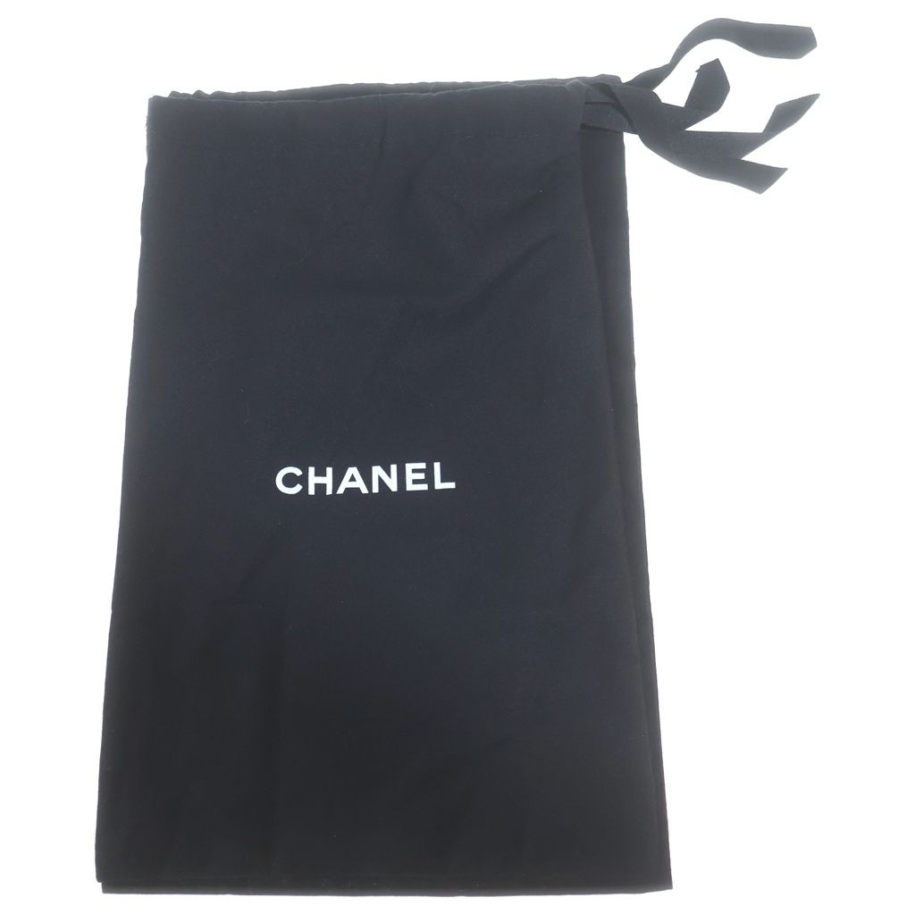 Chanel CC Logo Lace Up Sandals Leather White — view 6