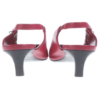 Hermes Lovely Flat Shoes Heels Pumps Kelly Pointed Toe Rose — view 3