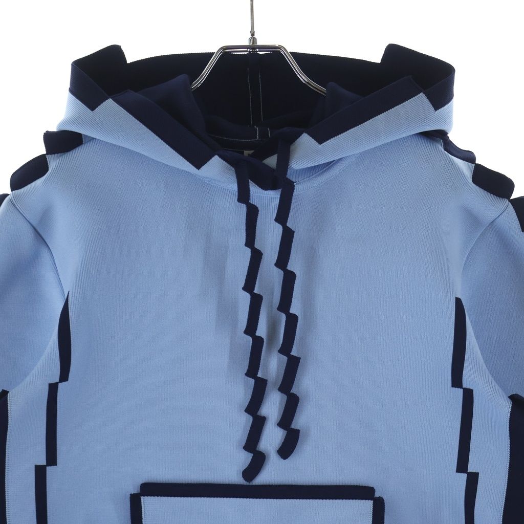 Loewe Picreasing Pullover Hoodie Blue Black — view 3