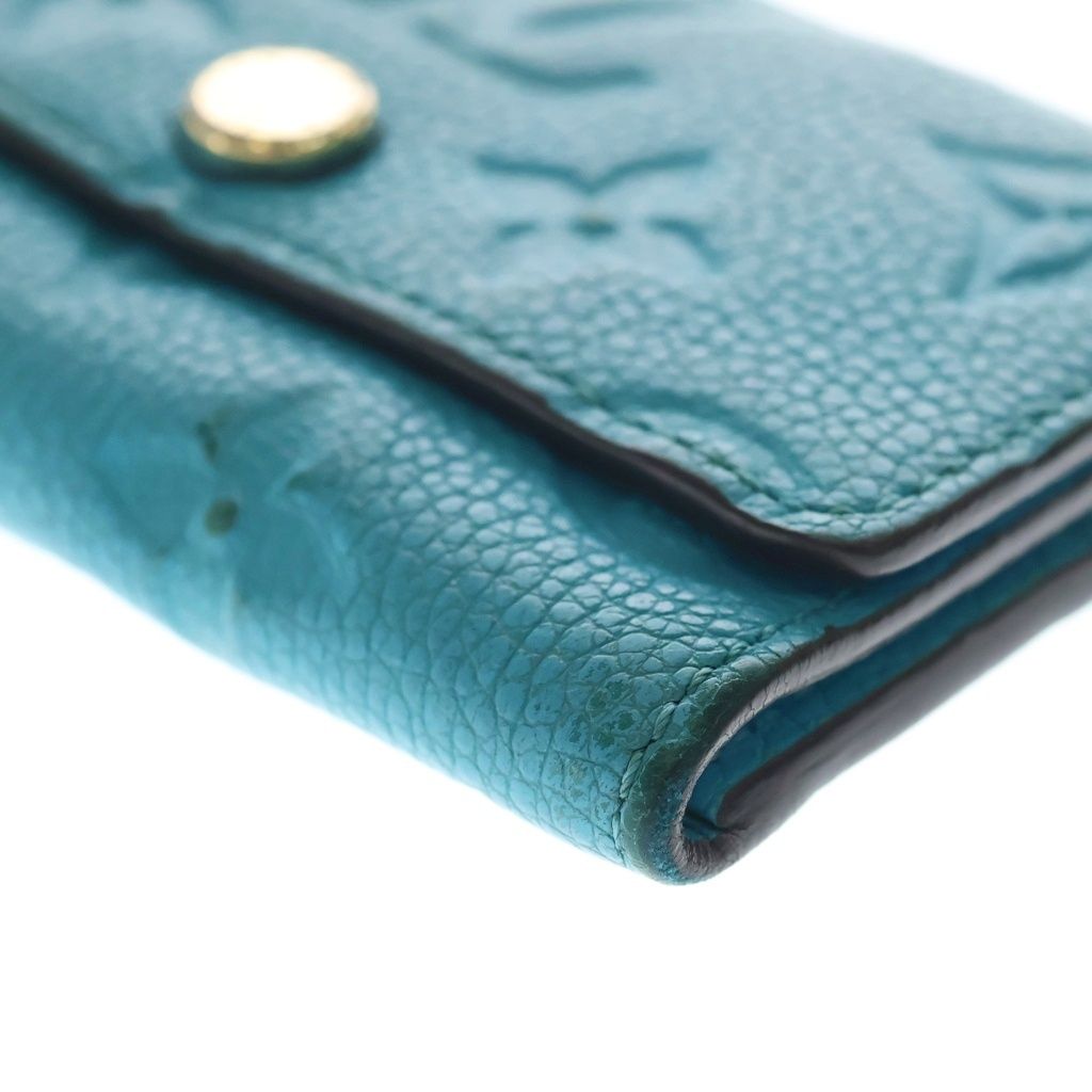Louis Vuitton Monogram Empreinte Multicles 6 Key Case Light Blue Key Holder — view 6