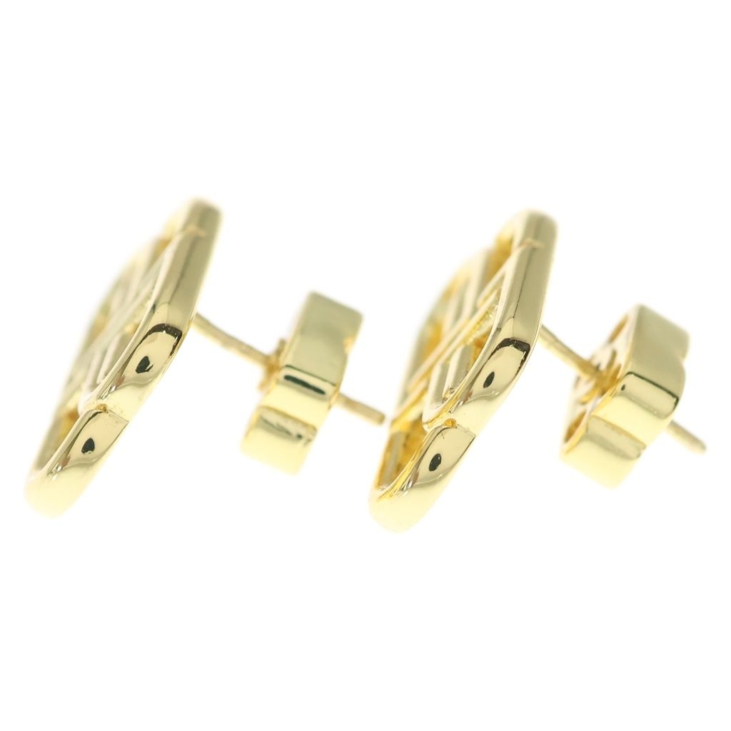Balenciaga BB Logo Earrings Gold — view 3