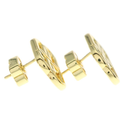 Balenciaga BB Logo Earrings Gold — view 4