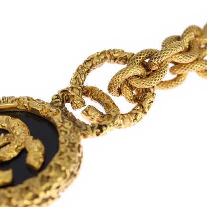 Chanel CC Logo Lava Long Pendant Chain Gold — view 5