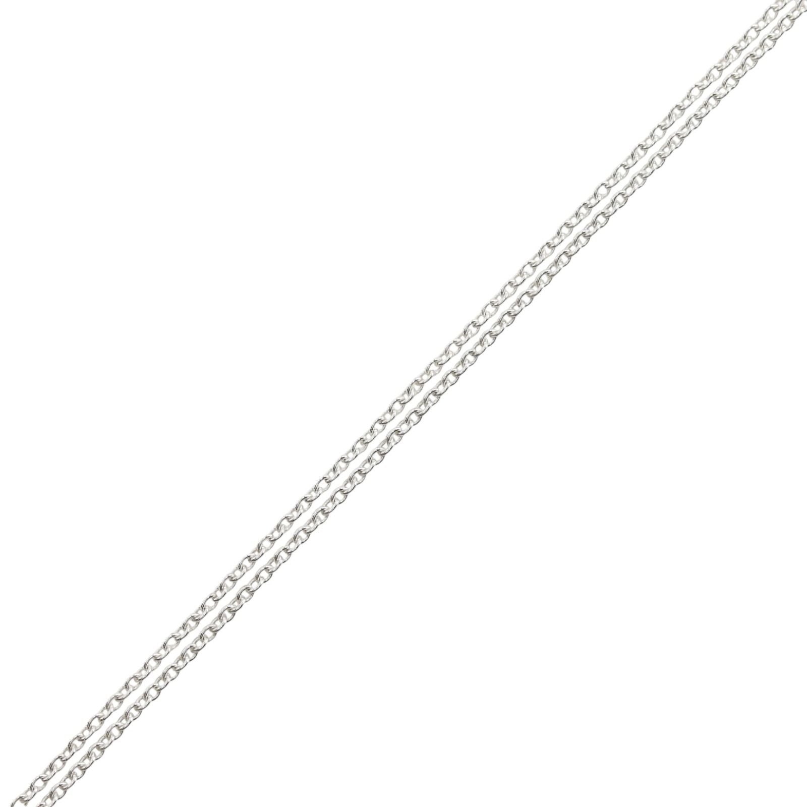 Tiffany & Co Open Heart Elsa Peretti 925 Sterling Silver Necklace — view 5