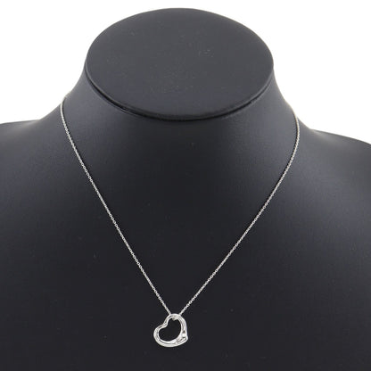 Tiffany & Co Open Heart Elsa Peretti 925 Sterling Silver Necklace — view 2