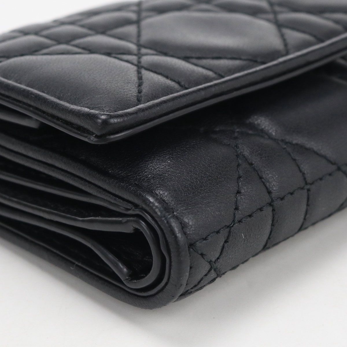 Dior Lotus Wallet Lady Dior Trifold Lambskin — view 6