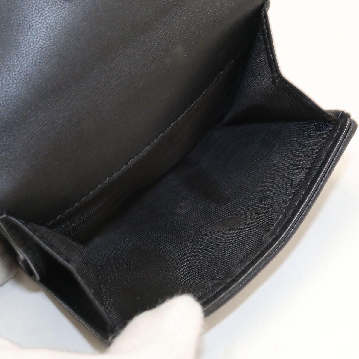 Dior Lotus Wallet Lady Dior Trifold Lambskin — view 7