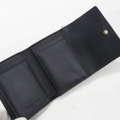 Dior Lotus Wallet Lady Dior Trifold Lambskin — view 3