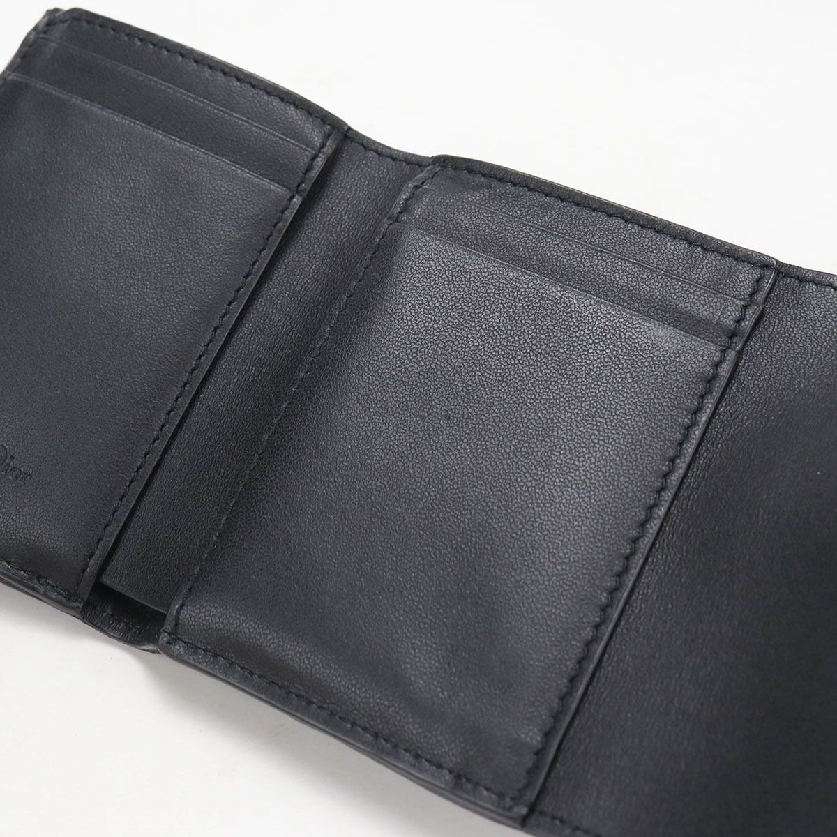 Dior Lotus Wallet Lady Dior Trifold Lambskin — view 4