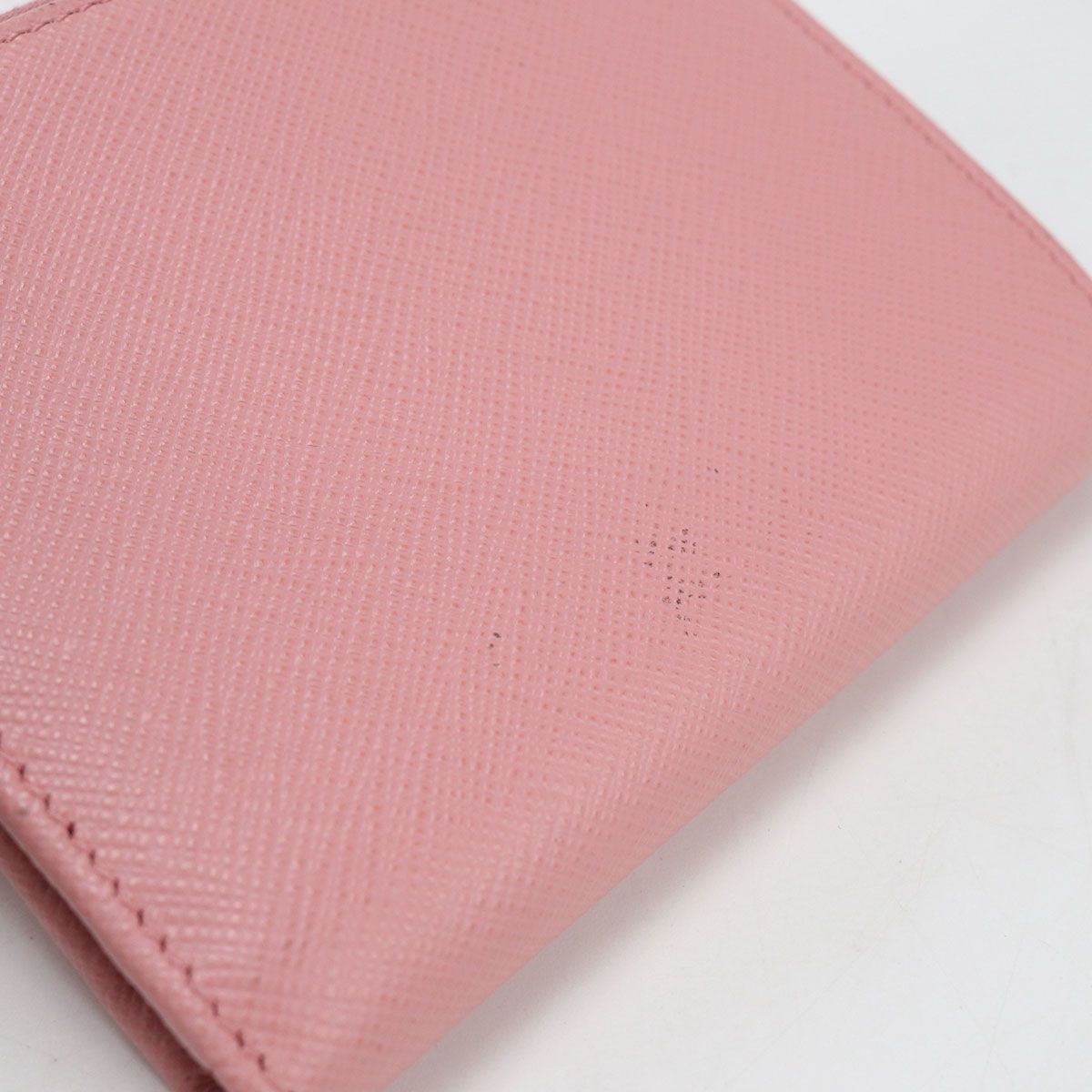 Prada Saffiano Leather Bifold Wallet Calf — view 7