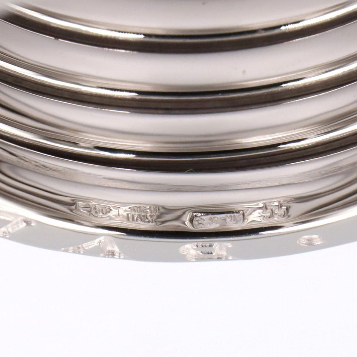 Bvlgari Ring B.Zero1 Band 18K White Gold — view 3