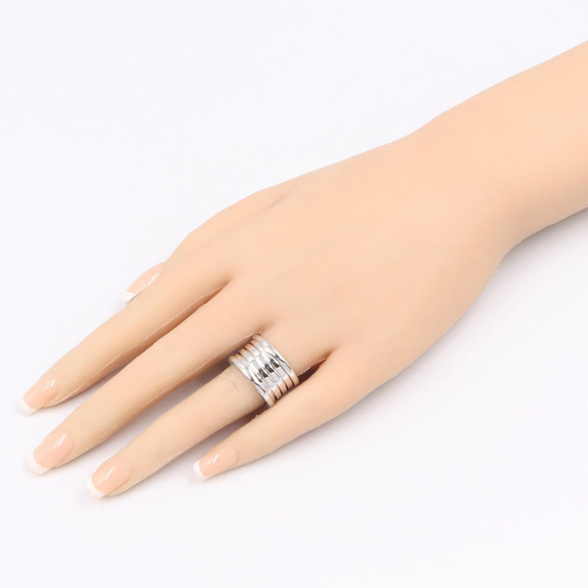 Bvlgari Ring B.Zero1 Band 18K White Gold — view 6