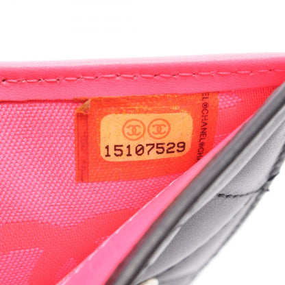 Chanel Hook Wallet Cambon Line Black Patent Leather Patent — view 6