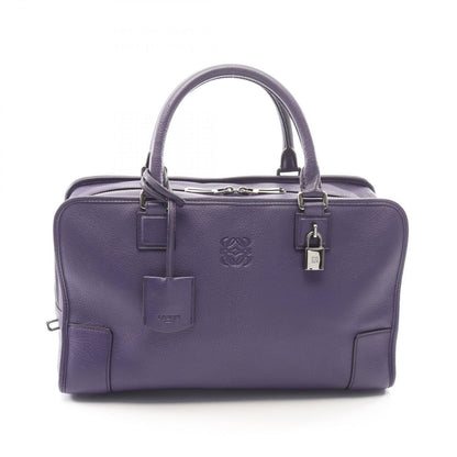 Loewe Handbag Amazona 36 Purple Leather