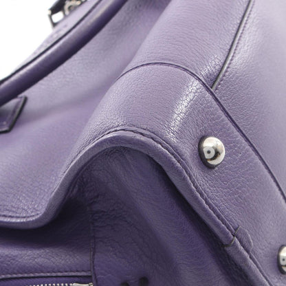 Loewe Handbag Amazona 36 Purple Leather — view 6