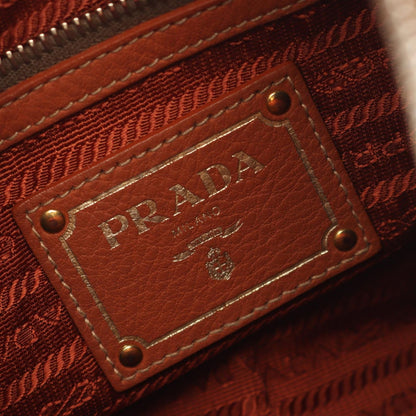 Prada Shoulder Bag Brown Leather — view 4