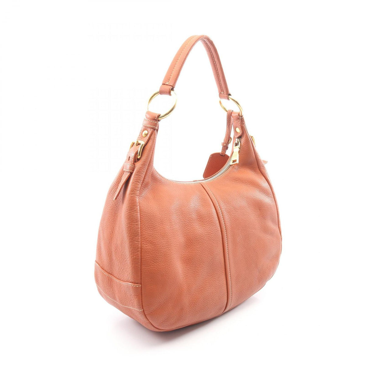 Prada Shoulder Bag Brown Leather — view 2