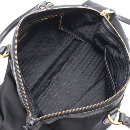 Prada Tote Bag Tessuto Soft CA Black Nylon Leather — view 3