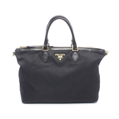 Prada Tote Bag Tessuto Soft CA Black Nylon Leather