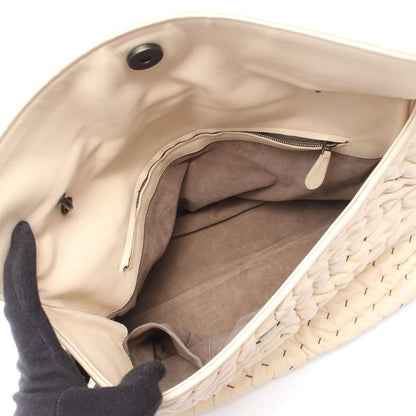 Bottega Veneta Shoulder Bag Ivory Lambskin — view 3