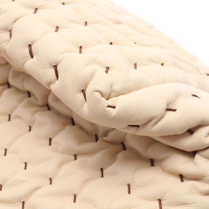 Bottega Veneta Shoulder Bag Ivory Lambskin — view 5