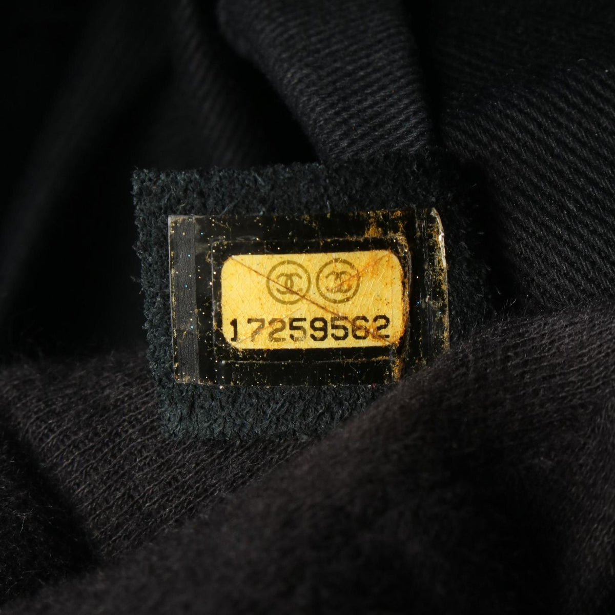 Chanel Tote Bag Quilted CC Logo Black Caviar Leather CC Chain — view 5