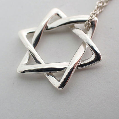 Tiffany & Co 925 Star of David Pendant — view 6