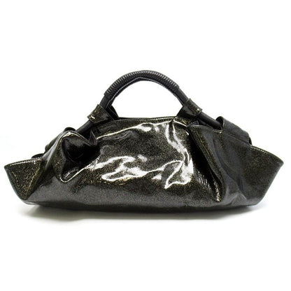 Loewe Nappa Aire Handbag Patent Leather Black — view 4