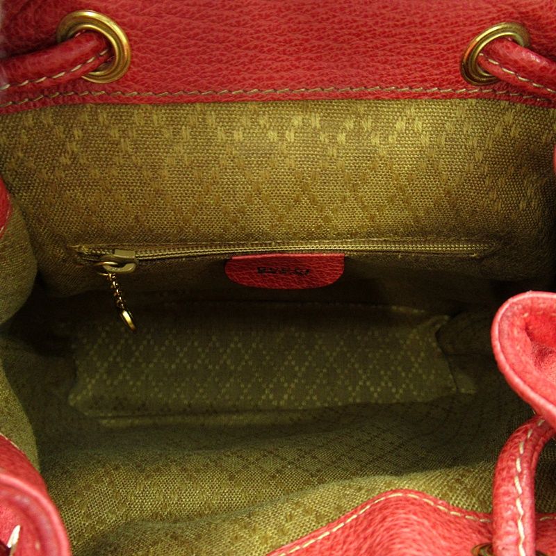 Gucci Bamboo Backpack Mini Suede Leather — view 7