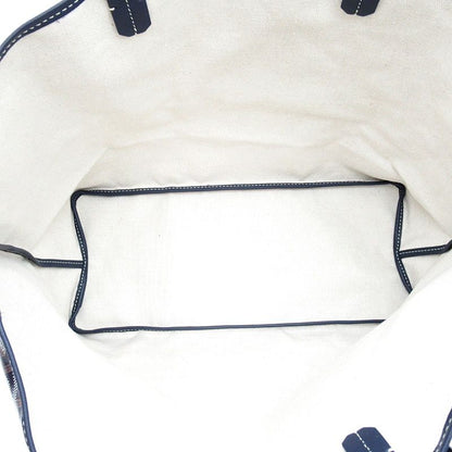 Goyard Saint Louis PM Leather Tote Bag Navy — view 7