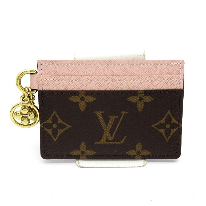 Louis Vuitton Card Holder LV Charm Monogram Brown