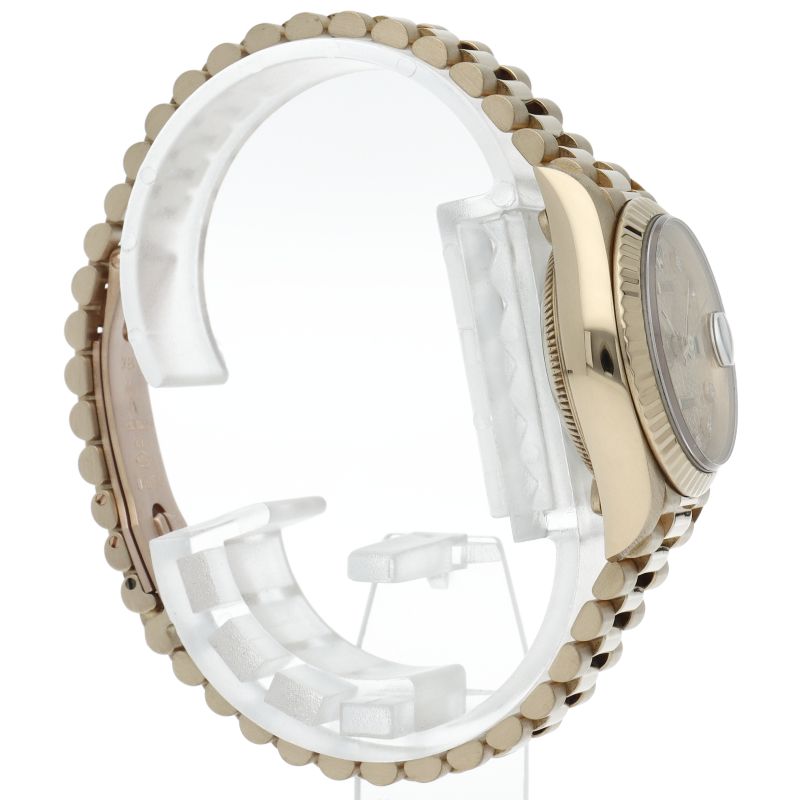 Rolex Datejust Watch Diamond Computer Dial 18K Yellow Gold — view 4