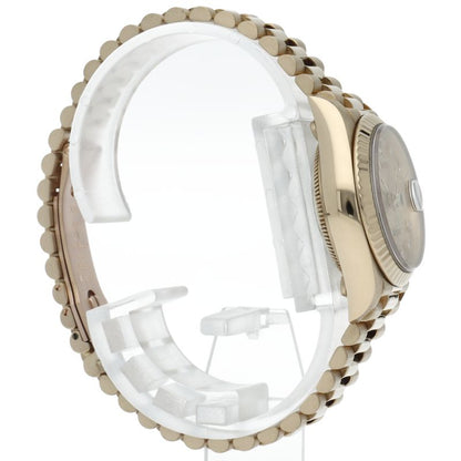 Rolex Datejust Watch Diamond Computer Dial 18K Yellow Gold — view 4