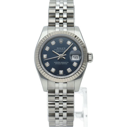 Rolex Datejust 26 Watch Jubilee Diamond 18K White Gold SS — view 2
