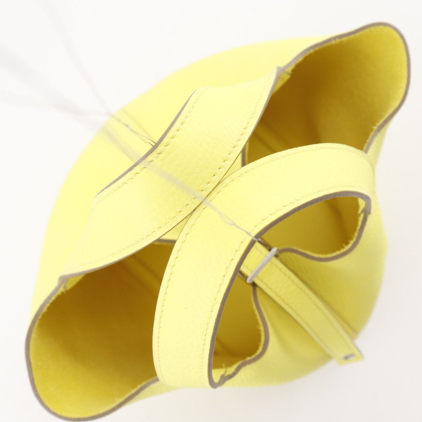 Hermes Picotin Lock 18 PM Taurillon Clemence Yellow B Handbag — view 5