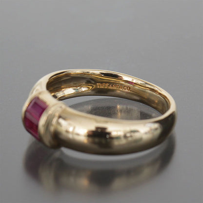 Tiffany & Co Ring Stacking Ruby Gold — view 4