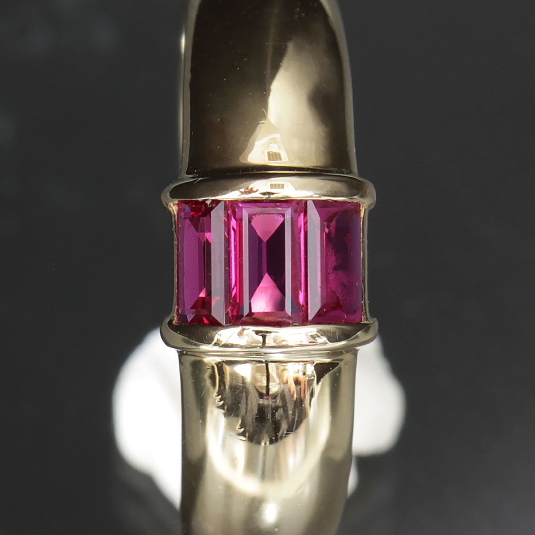 Tiffany & Co Ring Stacking Ruby Gold — view 2