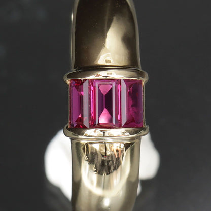 Tiffany & Co Ring Stacking Ruby Gold — view 2