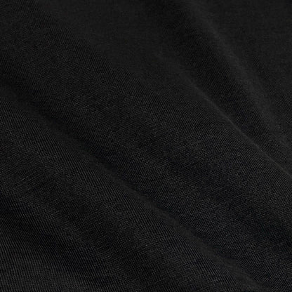 Celine Carriage Logo Embroidery Short Sleeve T-Shirt Vintage Black Cotton — view 6