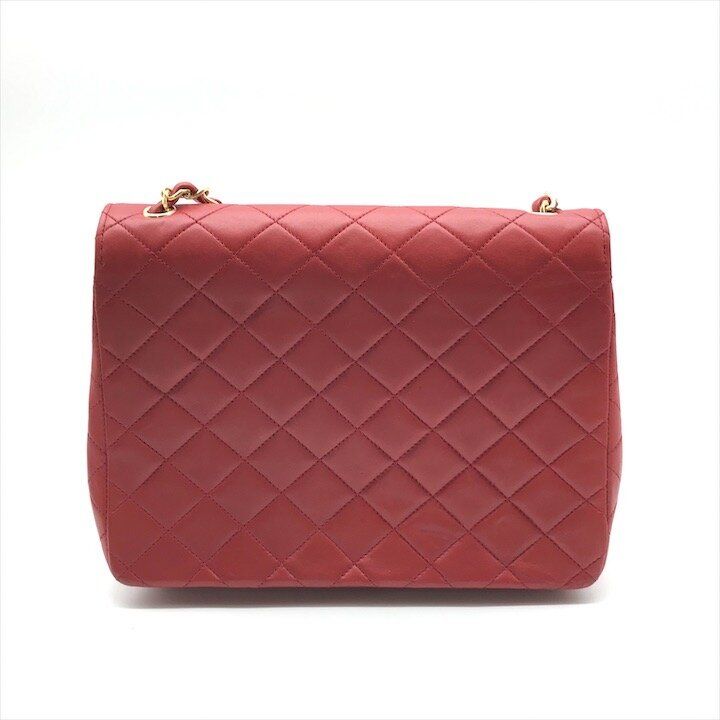 Chanel CC Logo Quilted Chain Shoulder Bag Turnlock Leather — view 2