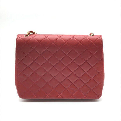 Chanel CC Logo Quilted Chain Shoulder Bag Turnlock Leather — view 2