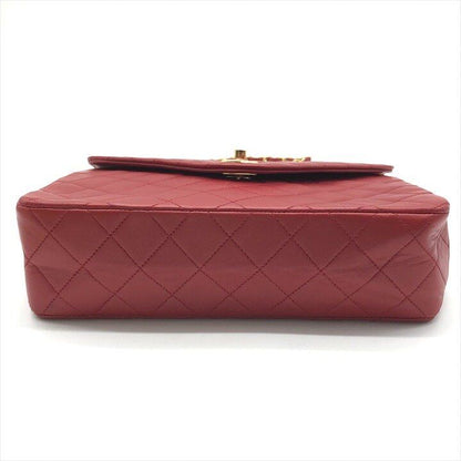 Chanel CC Logo Quilted Chain Shoulder Bag Turnlock Leather — view 3