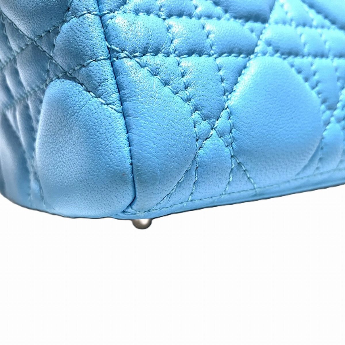 Dior Lady Cannage Handbag Leather — view 8