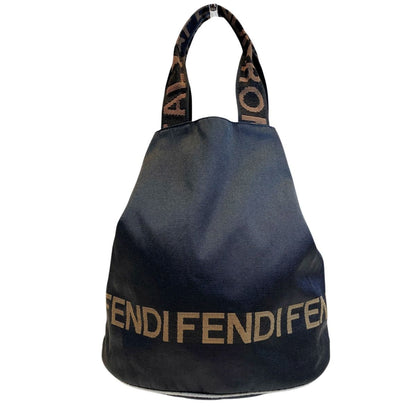 Fendi Tote Nylon Black