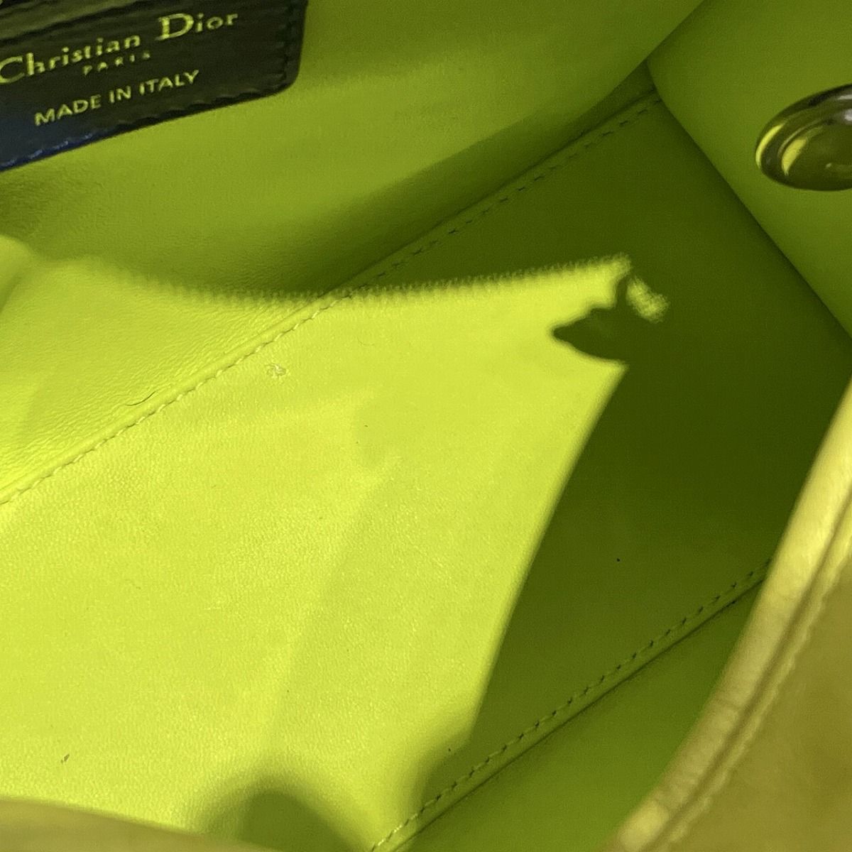 Dior Lady Cannage Handbag Leather — view 6